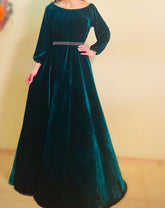 Rochie eleganta din catifea Cati 4